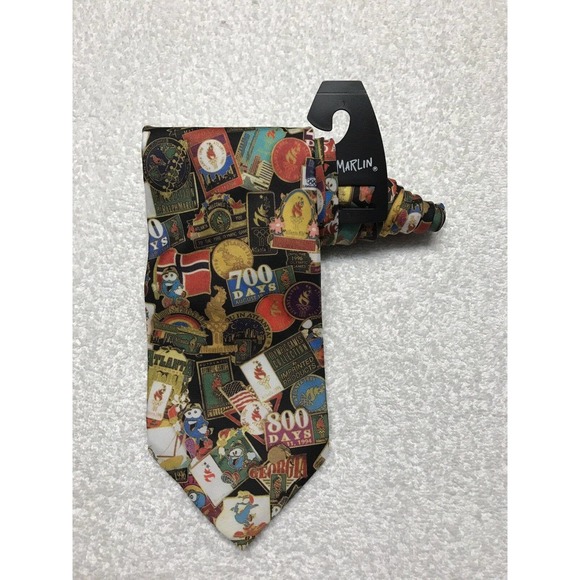 Ralph Marlin Other - Olympic Games Collection By Ralph Marlin Olympic Pins Necktie Tie Atlanta 1996